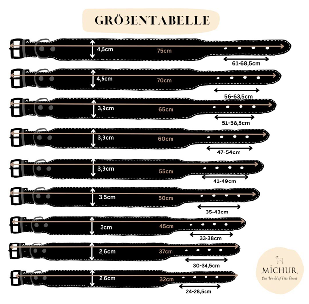 Graphiti Hundehalsband