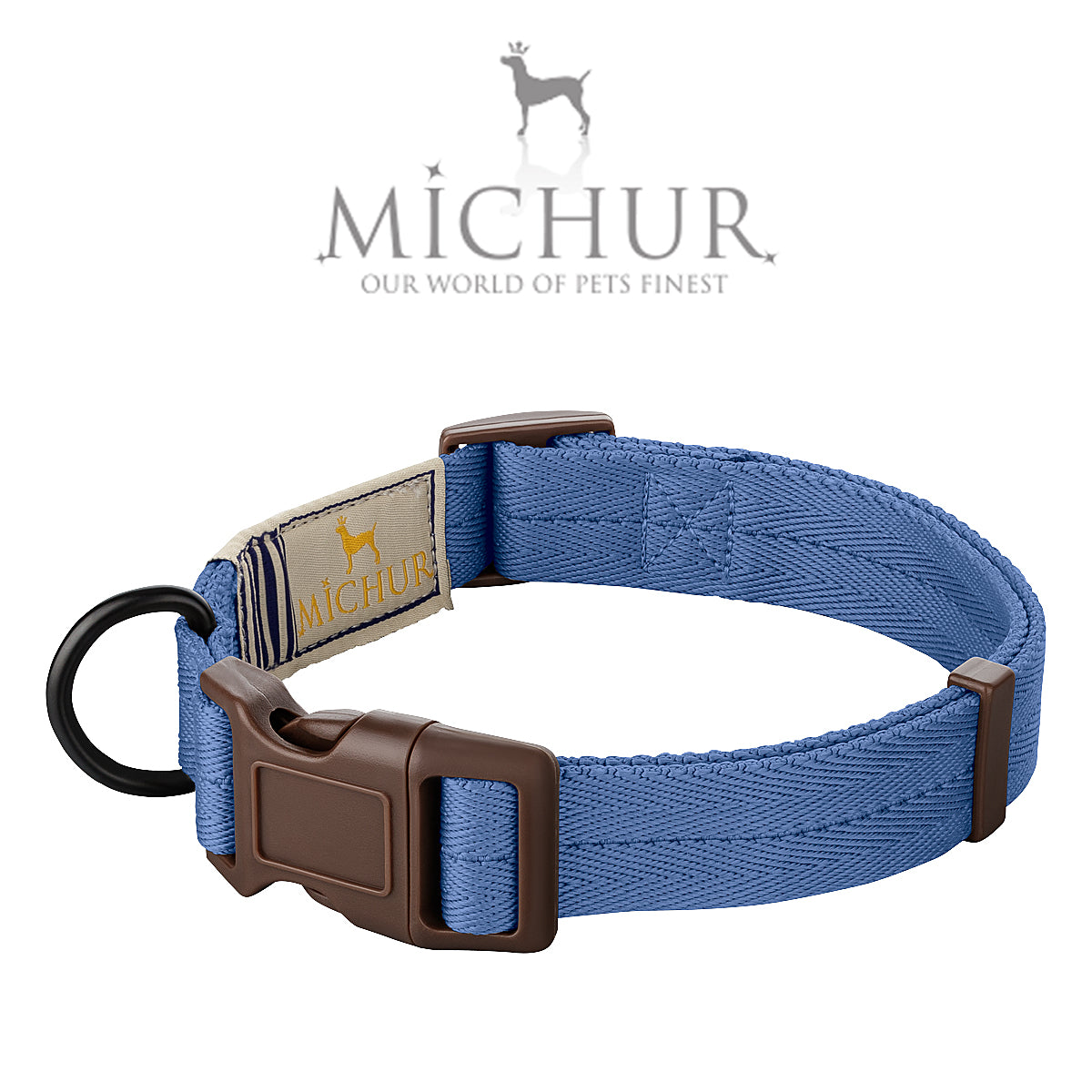 Carola Hundehalsband Blau