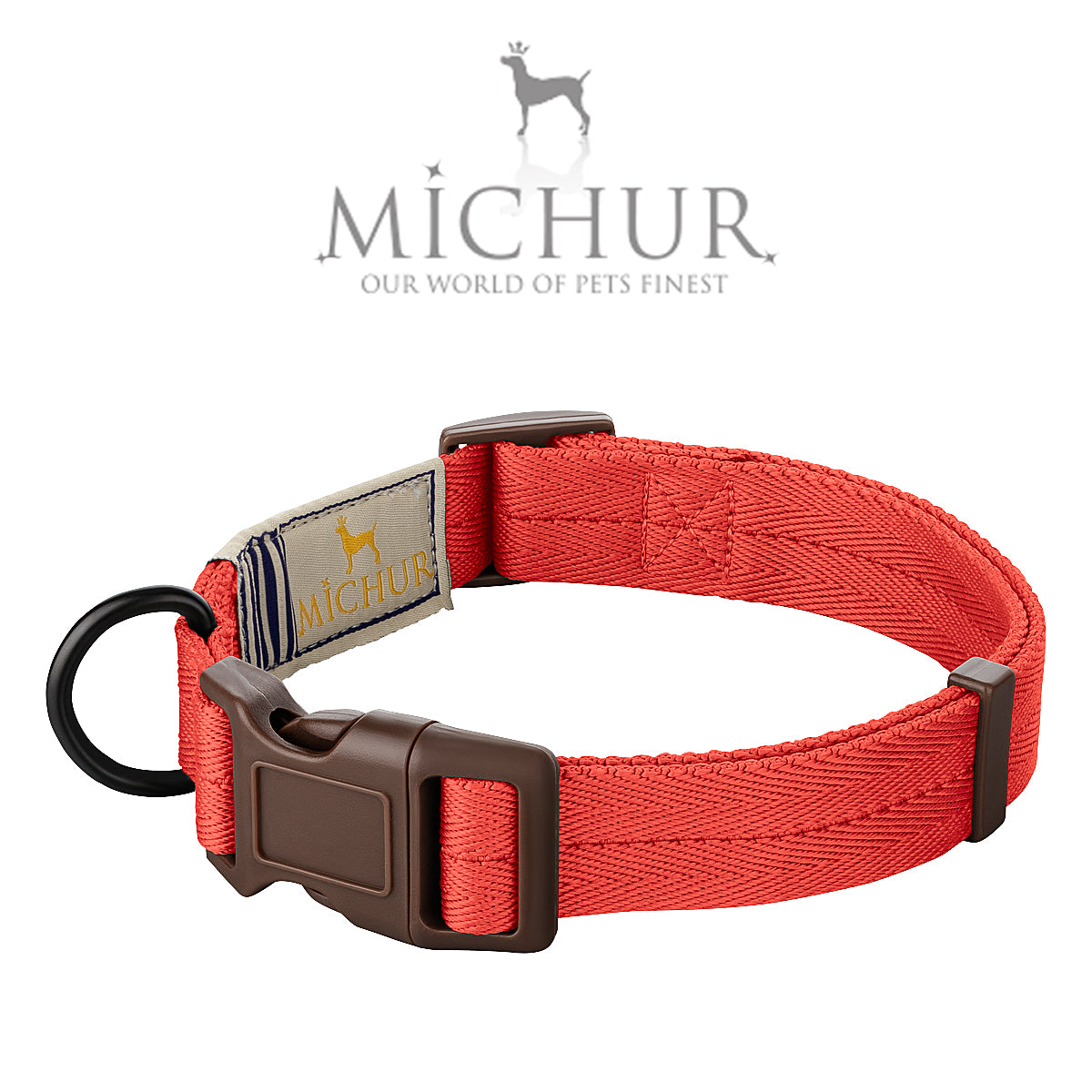 Carola Hundehalsband Rot