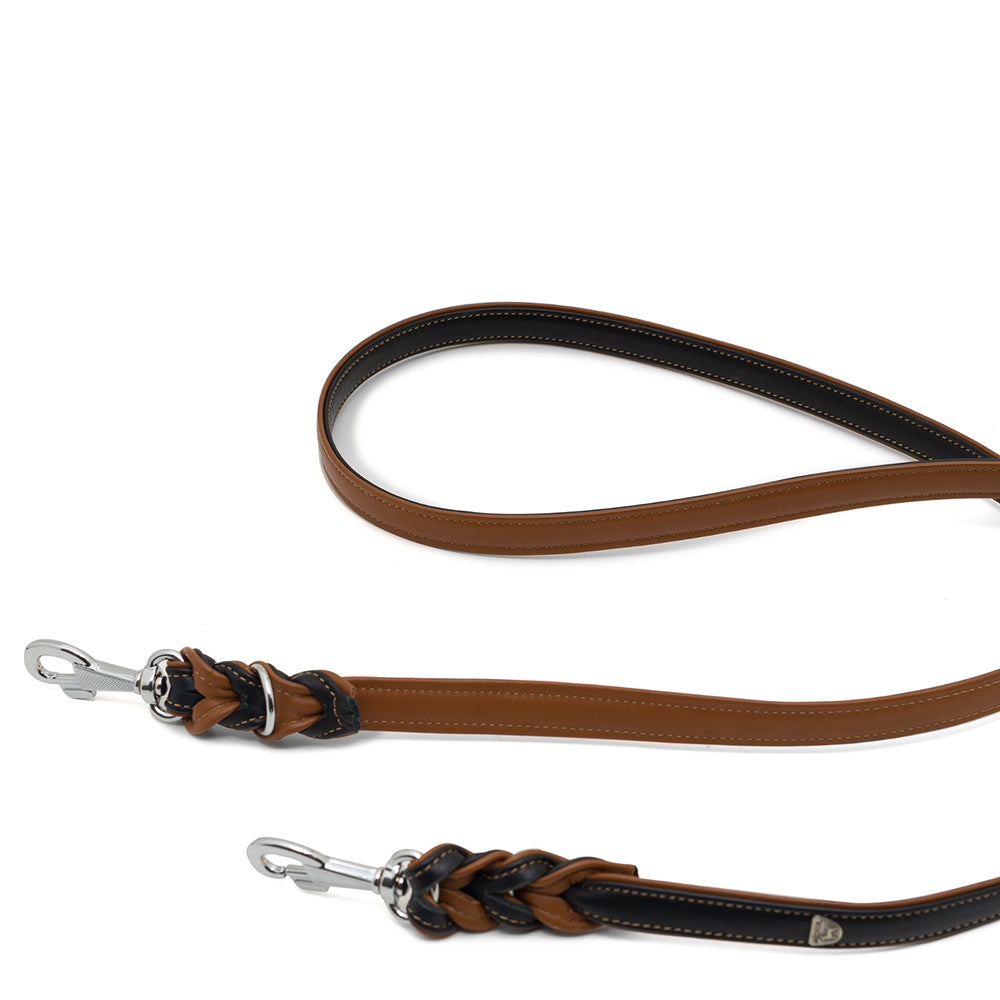 Classica Twist Hundeleine Braun