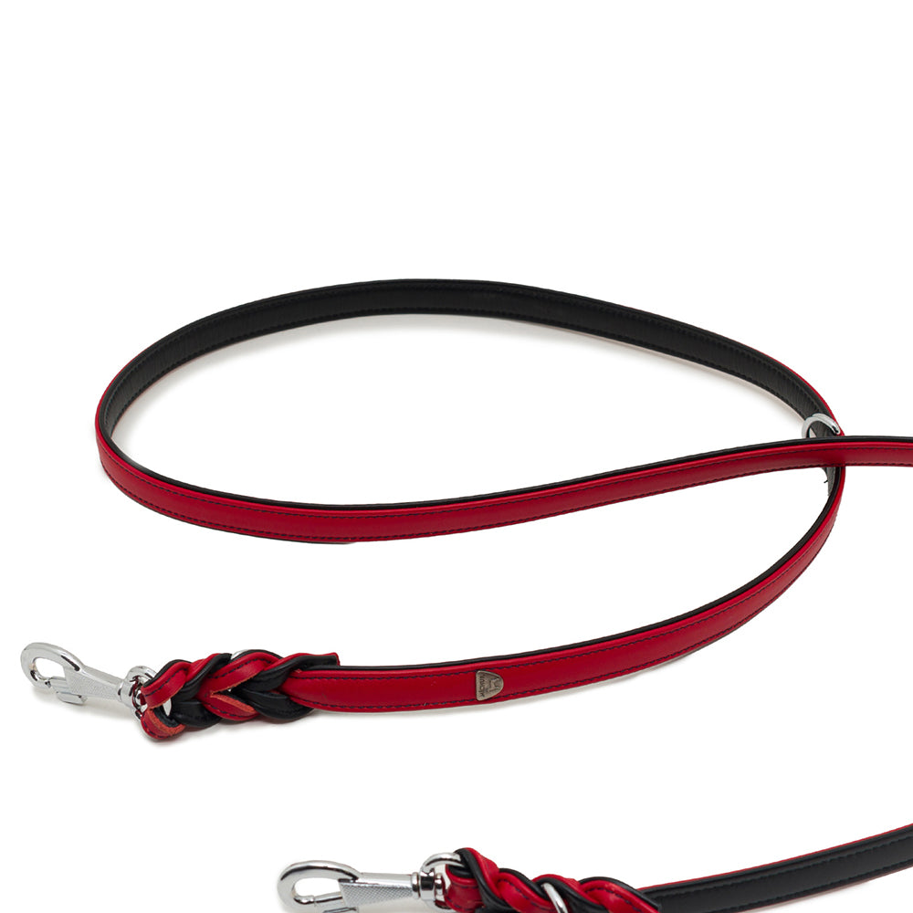 Classica Twist Hundeleine Rot