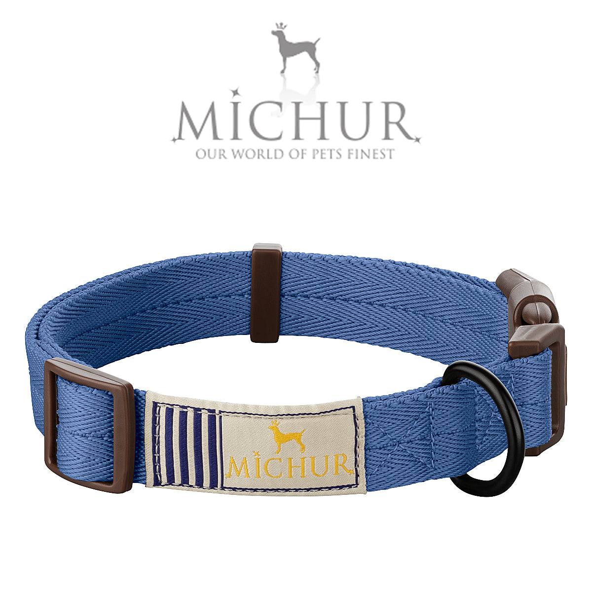 Carola Hundehalsband Blau