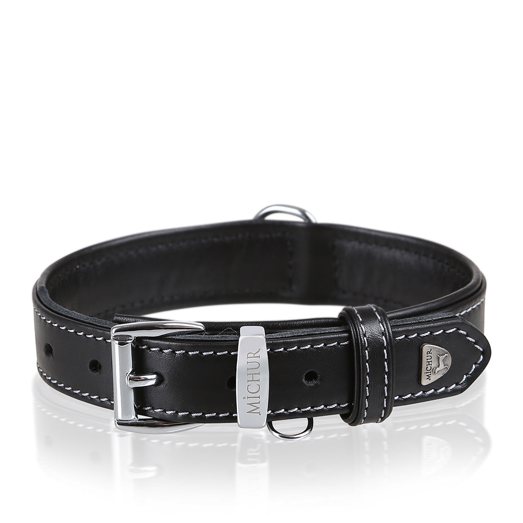 Classica Schwarz Hundehalsband