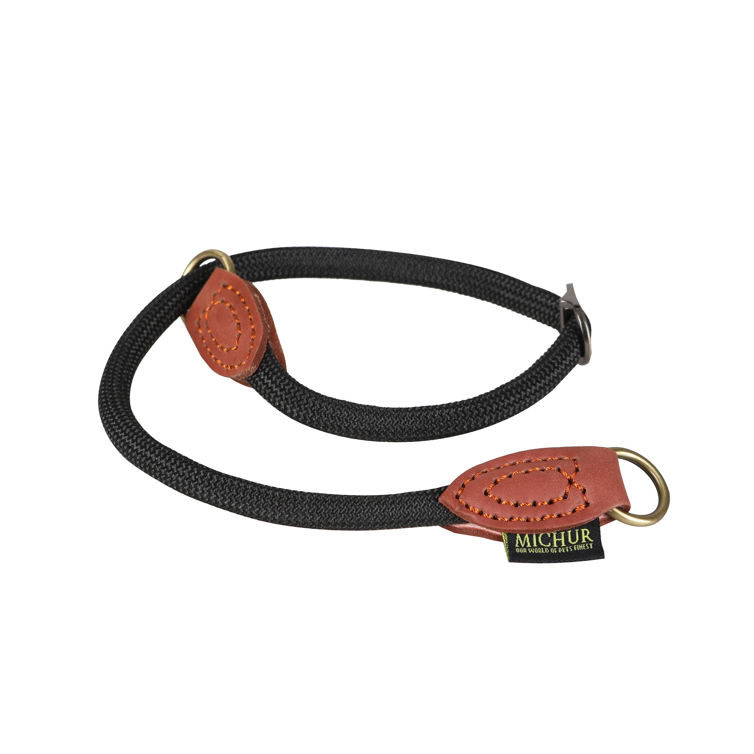 Sherpa Halsband mit Zugstopp schwarz