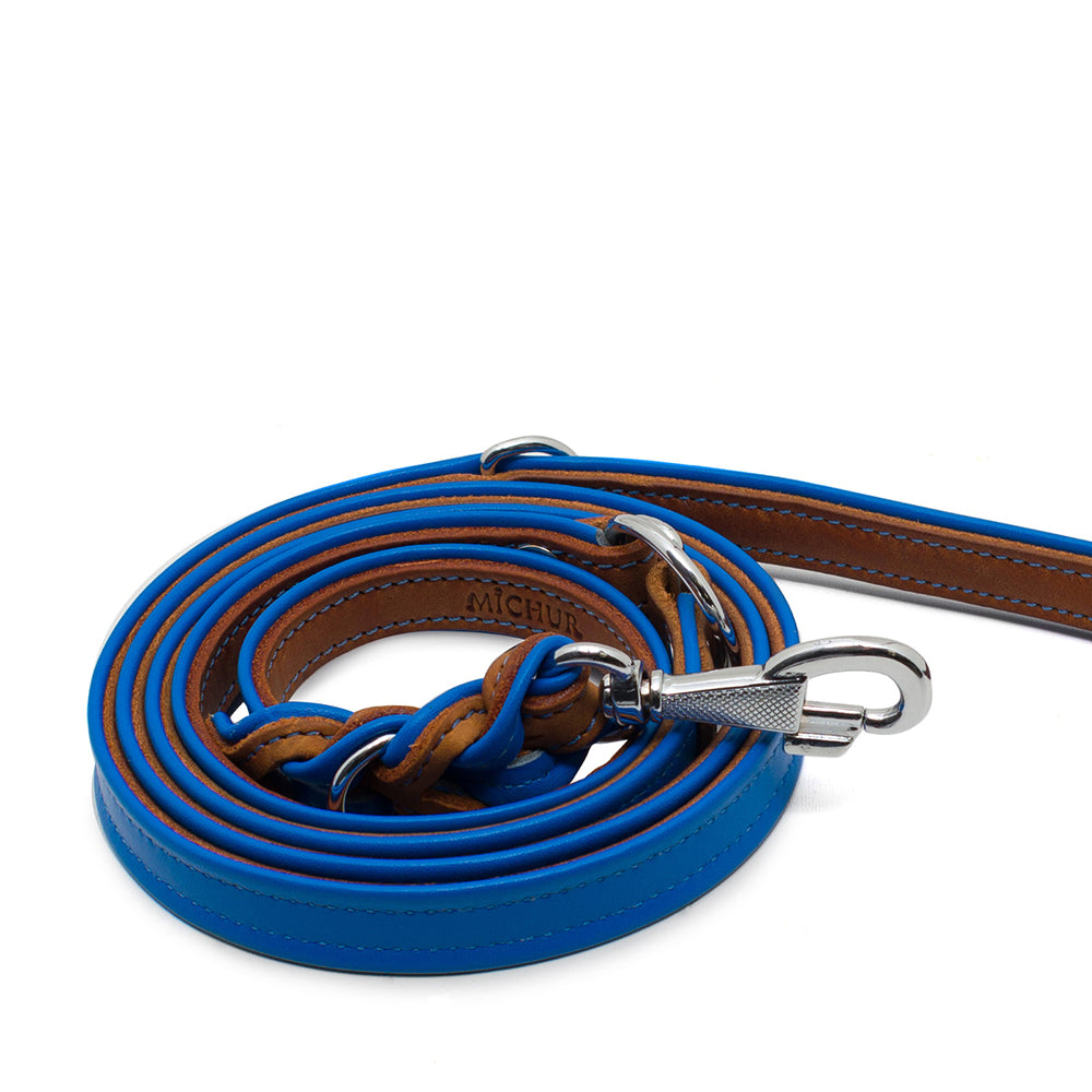 Charly Twist dog leash blue 